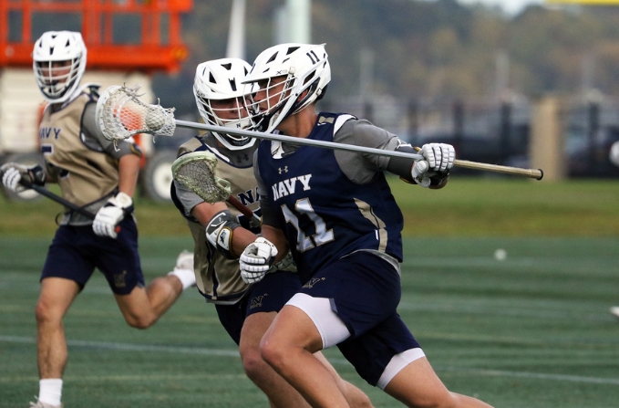 Navy lacrosse fall practice watch: game and tempo