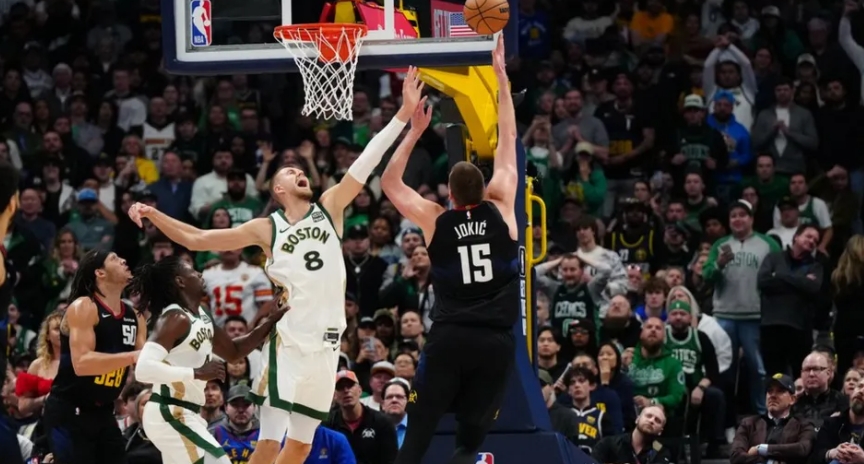 NBA: Nikola Jokic scores 32 points as Denver Nuggets beat Boston Celtics